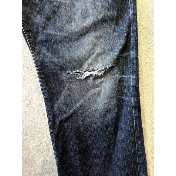 American Eagle Active Flex Straight Leg Dark Wash Size 36x32 - Picture 3 of 6